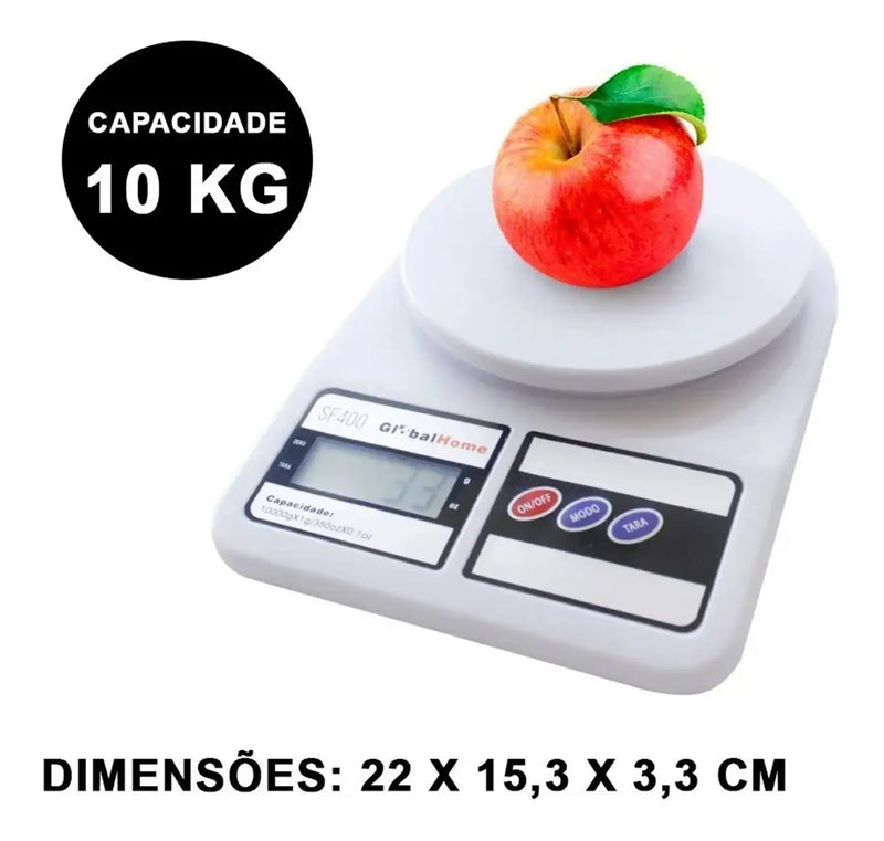 Balança Digital High Precision Swing, 10kg Mini Digital Scale Needs Kitchen Needs Up To 10kg Ideal For Home Food