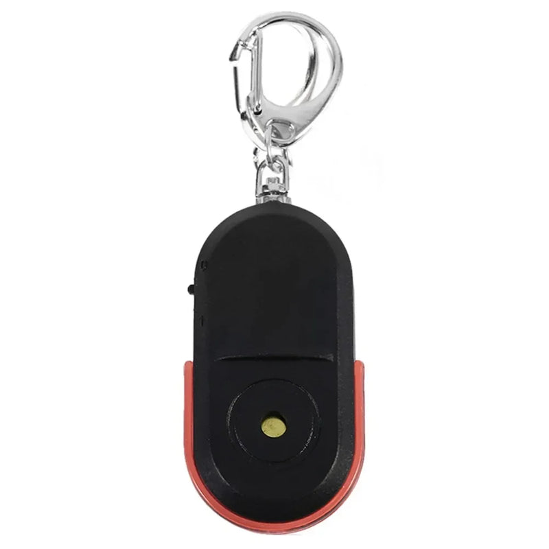 Anti-Lost LED Whistle Key Finder Flashing Beeping Sound Control Alarm Anti-Lost Key Locator Finder Tracker With Key Ring In Stock