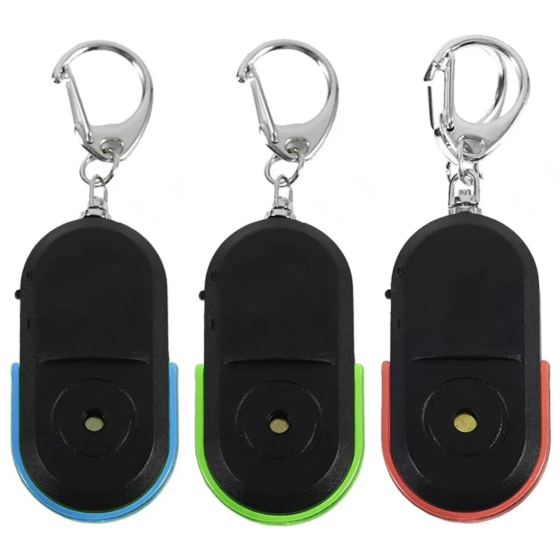 Anti-Lost Alarm Key Finder Locator Keychain Whistle Sound With LED Light Mini Anti Lost Key Finder