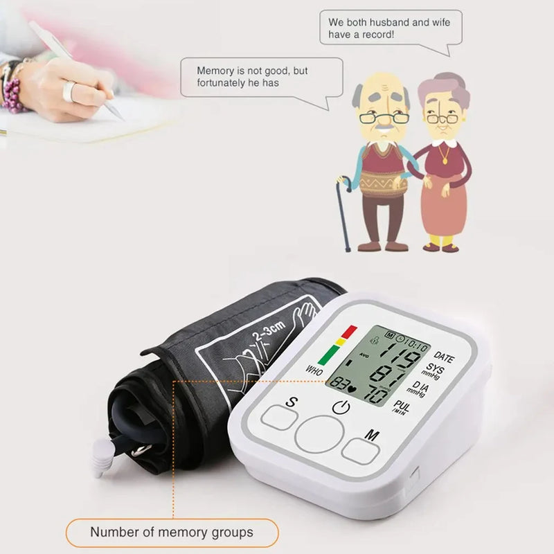 Blood Pressure Digital Arm Blood Pressure Meter Tensiometers Cuff Digital Fever Thermometer Medical Infrared Thermometer Finger Oximeter Suit