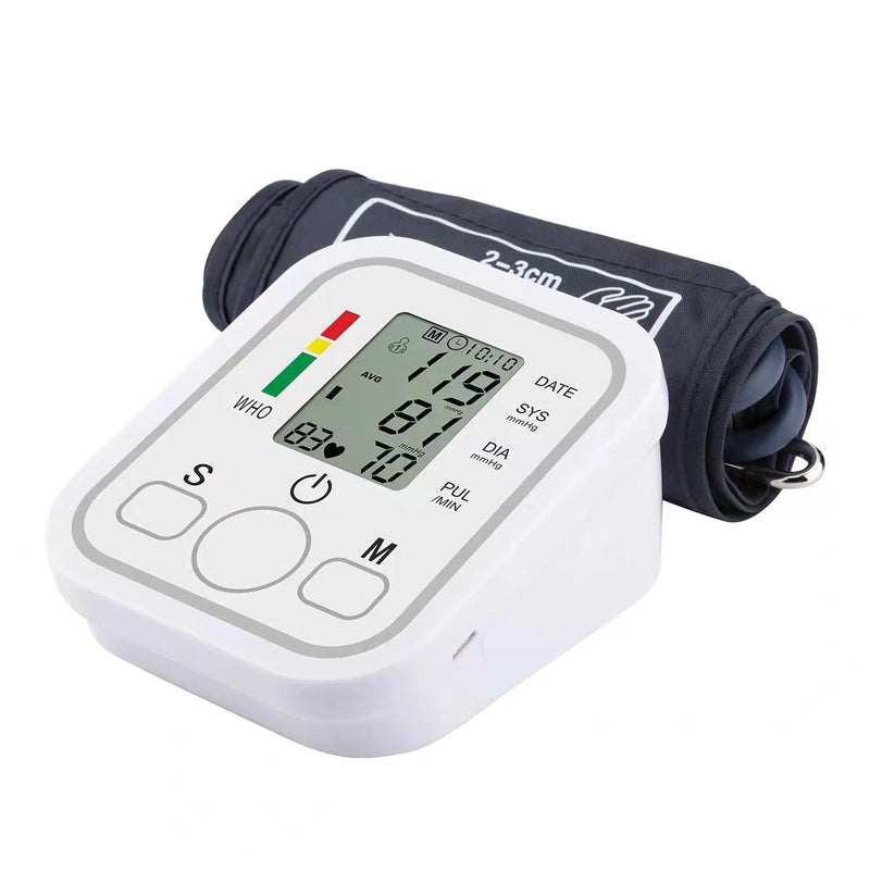 Blood Pressure Monitor Rechargeable Voice Playback Sphygmomanometer For Elderly Accurate Measurement