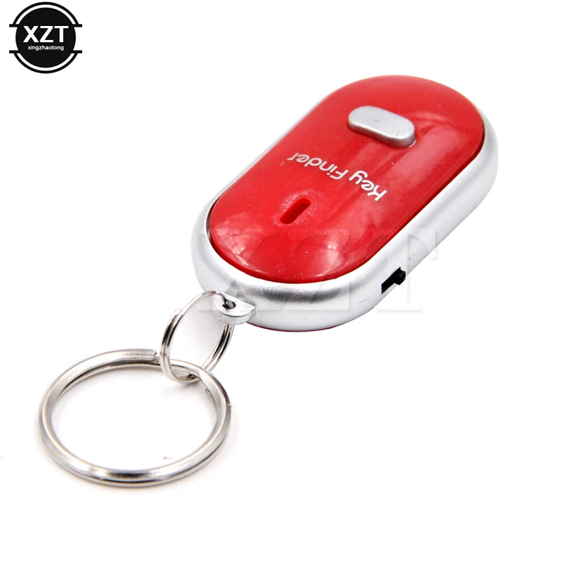 Anti-Lost Alarm Key Finder Locator Keychain Whistle Sound With LED Light Mini Anti Lost Key Finder