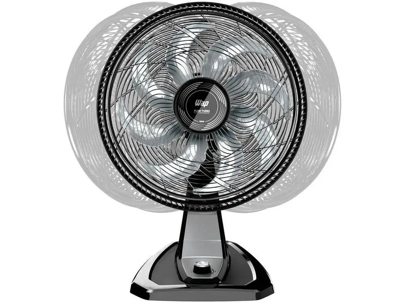 Ventilador 2 em 1 Wap Flow Turbo 50cm 8 Pás 3 Velocidades Preto e Cinza - 110V