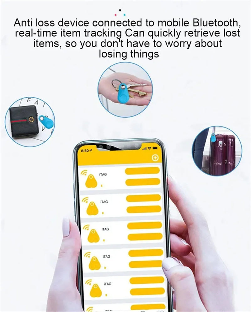 Anti-Lost GPS Tracker Mini Fashion Smart Pets Anti Lost Alarm Wireless Child Bag Key Finder Locator Reminder Selfie Shutter Control