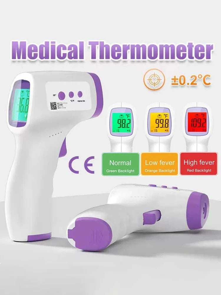 Blood Pressure Digital Arm Blood Pressure Meter Tensiometers Cuff Digital Fever Thermometer Medical Infrared Thermometer Finger Oximeter Suit