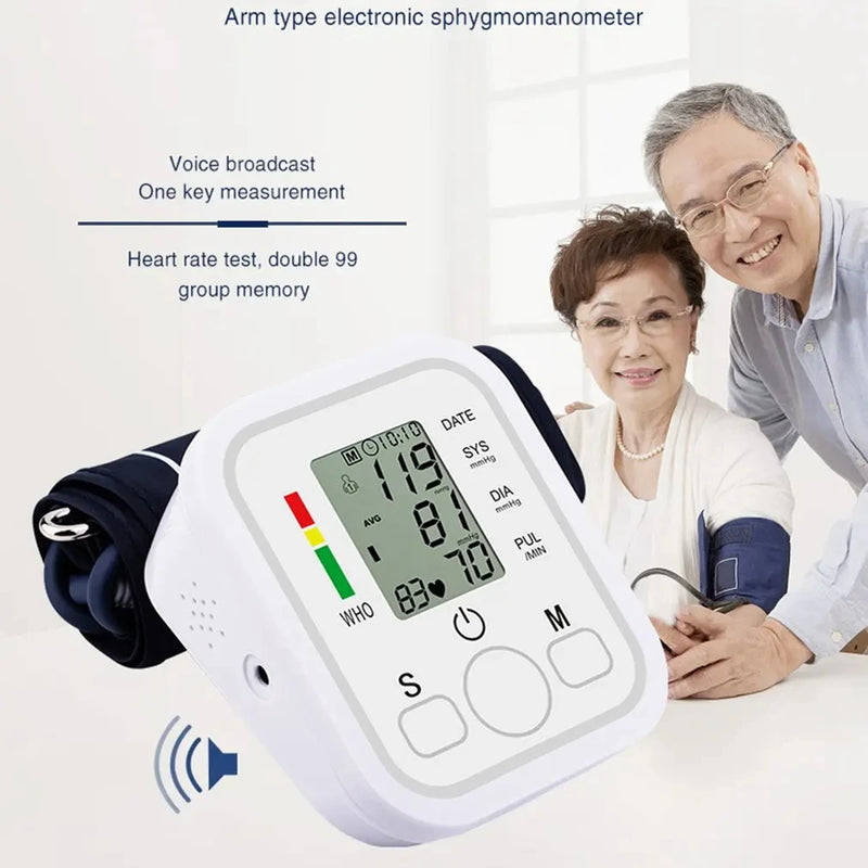 Blood Pressure Digital Arm Blood Pressure Meter Tensiometers Cuff Digital Fever Thermometer Medical Infrared Thermometer Finger Oximeter Suit