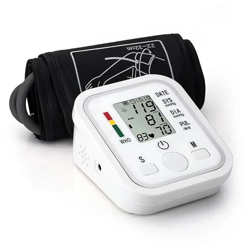 Blood Pressure Digital Arm Blood Pressure Meter Tensiometers Cuff Digital Fever Thermometer Medical Infrared Thermometer Finger Oximeter Suit