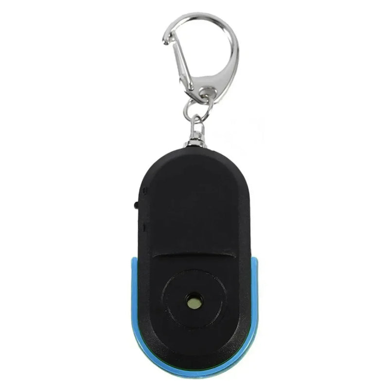 Anti-Lost LED Whistle Key Finder Flashing Beeping Sound Control Alarm Anti-Lost Key Locator Finder Tracker With Key Ring In Stock