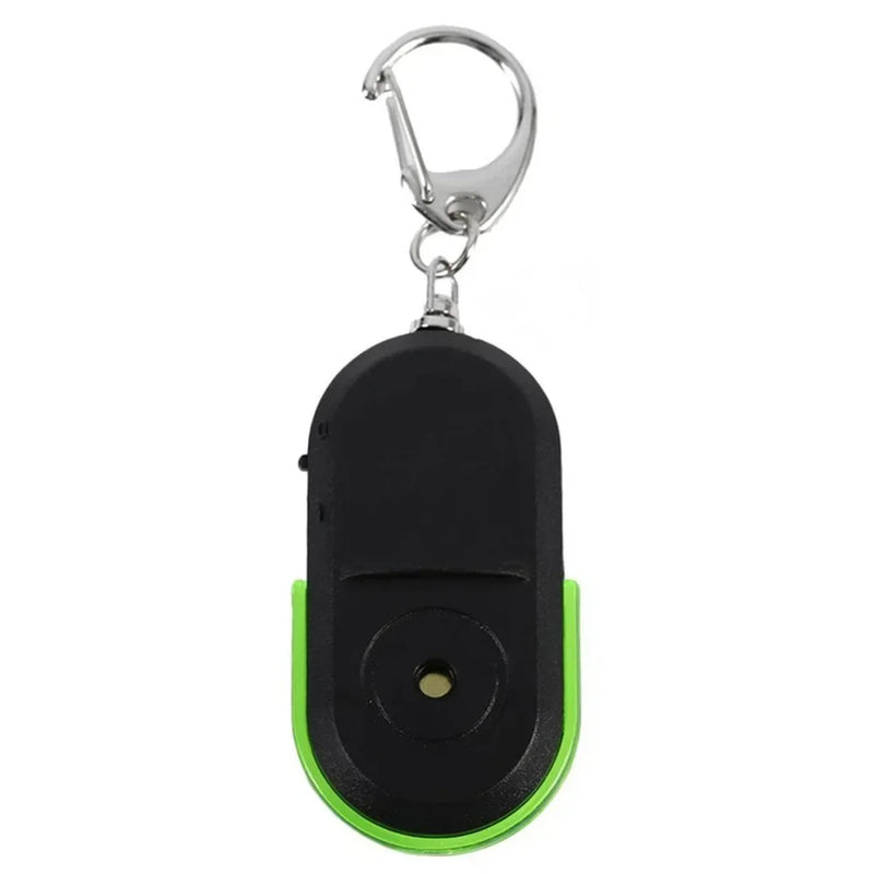 Anti-Lost LED Whistle Key Finder Flashing Beeping Sound Control Alarm Anti-Lost Key Locator Finder Tracker With Key Ring In Stock