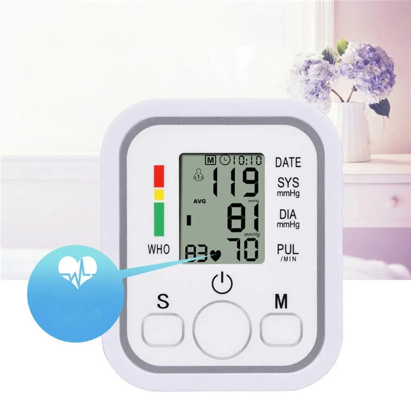 Blood Pressure Digital Arm Blood Pressure Meter Tensiometers Cuff Digital Fever Thermometer Medical Infrared Thermometer Finger Oximeter Suit