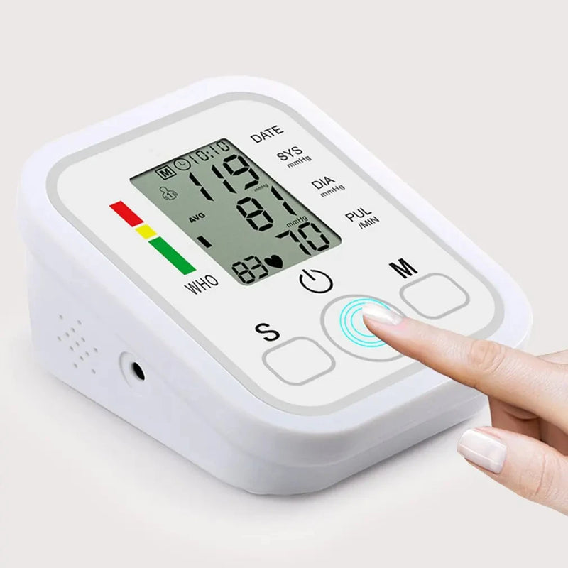 Blood Pressure Digital Arm Blood Pressure Meter Tensiometers Cuff Digital Fever Thermometer Medical Infrared Thermometer Finger Oximeter Suit