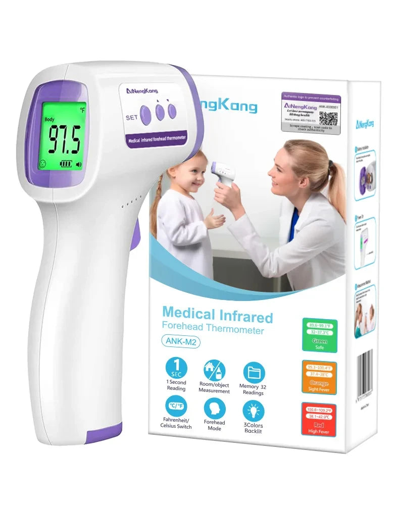 Blood Pressure Digital Arm Blood Pressure Meter Tensiometers Cuff Digital Fever Thermometer Medical Infrared Thermometer Finger Oximeter Suit